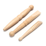 Instrument de massage anti-stress en bois.